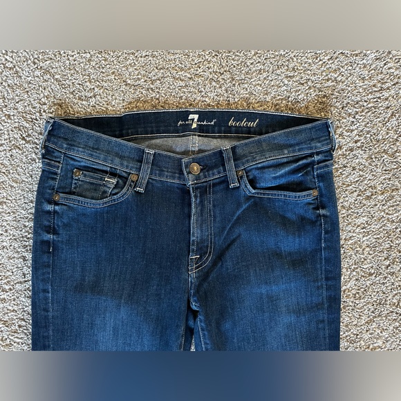 7 for all mandkind jeans bootcut size 31 - Picture 2 of 5